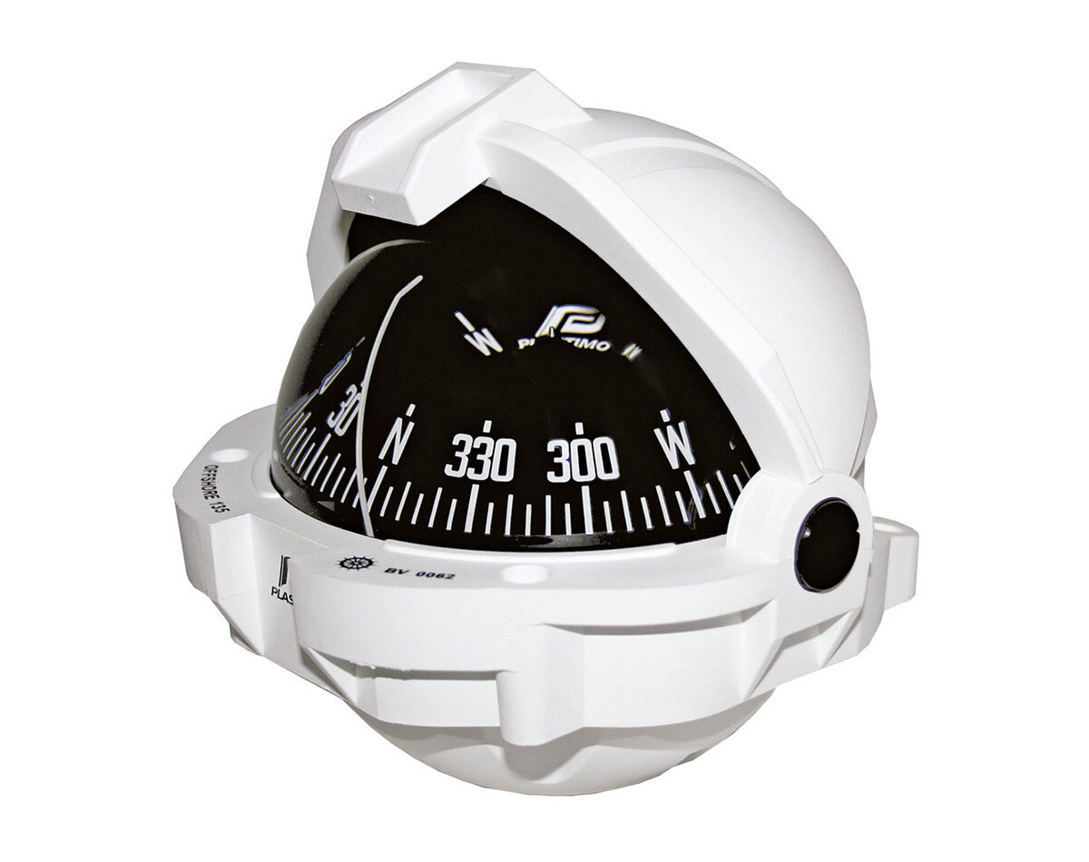 [SKU: 2013396] Offshore 135 Powerboat Compass Flush Mount Conical Card White