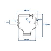 Narva 7 Pin Flat Trailer Plug with Heavy Duty Connector