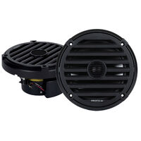 Aquatic AV RGB Marine Speakers Elite Series 6.5 Inch Black (Pair)