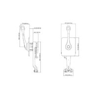 Ultraflex B400 Series Single Lever Side Mount Control