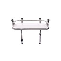 Stainless Steel Bait Board 4x Rod Holders