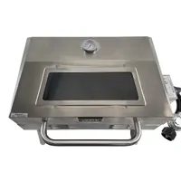 Portable Stainless Steel BBQ Complete Set with Rail Mount Rack