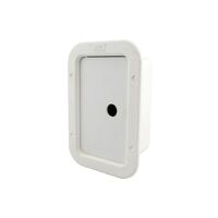 Storage Case White Plastic with Door 180x110x100mm