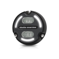 Hella Apelo A2 Aluminium Underwater Light RGB Colour Change LED with Charcoal Lens