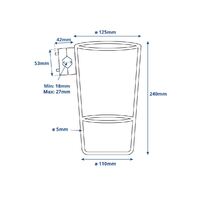Bracket Mount Only to Suit Safety Line Bag