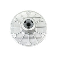 Plug-In Seat Pedestal Base Anodised Aluminium Finished 9-Inch
