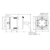 Hydrive Admiral Complete Outboard Kit 1 with 101 Helm (no tubing)