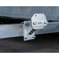 Atlantic Spare Wheel Mount Suits Galvanised Trailers Small