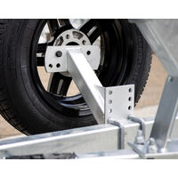 Atlantic Spare Wheel Mount Suits Galvanised Trailers Large