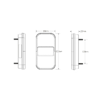 LED Autolamps 149 Series Trailer Light Kit with 10m Harness
