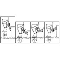 Outboard Motor Bracket Aluminium Adjustable 15HP