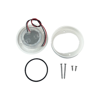 LED Cabin Light Round 77mm White with Spacer 12V