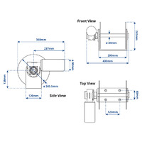 Viper Pro S Series Gravity Feed Drum Anchor Winch Bundle