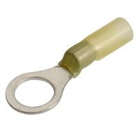 Narva Adhesive Heatshrink Ring Terminals Yellow 5-6mm