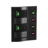 Narva LED 4-Way Switch Panel with Fuse or Circuit Breaker Protection