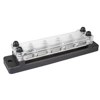 Bus Bar Power Distribution Terminal Block with Solid Base and Cover
