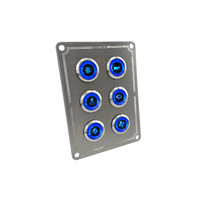 Water Resistant Stainless Steel Push Button Switch with Solid LED 15A 12/24V