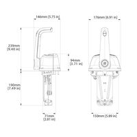 Ultraflex B501 Series Top Mount Single Engine Controls