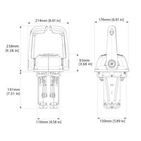 Ultraflex B502 Series Top Mount Twin Engine Controls