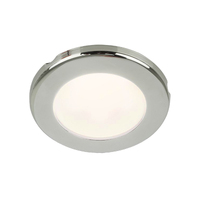 Hella Marine EuroLED 75 Downlight Warm White with Plastic or Steel Rim