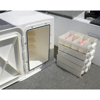 Oceansouth Boat Seat Box with Shelves & Tackle Boxes