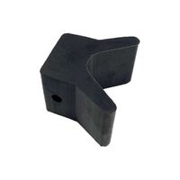 Bow Wedges Black Rubber