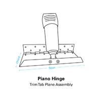 Bennett Marine BOLT Electric Trim Tabs 4 Inch Plate