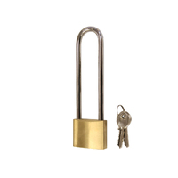 Padlock - Brass with Stainless Steel Shackle