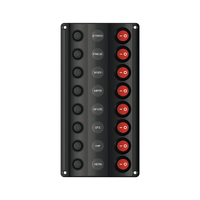 Switch Panels Wave Design with Rocket Switches & Circuit Breakers