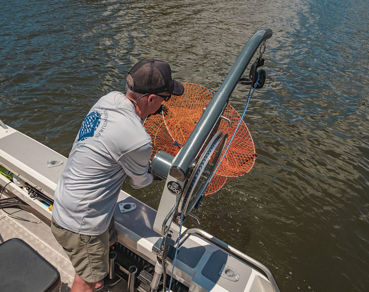 OzTrap Marine Pot Line Hauler Winch