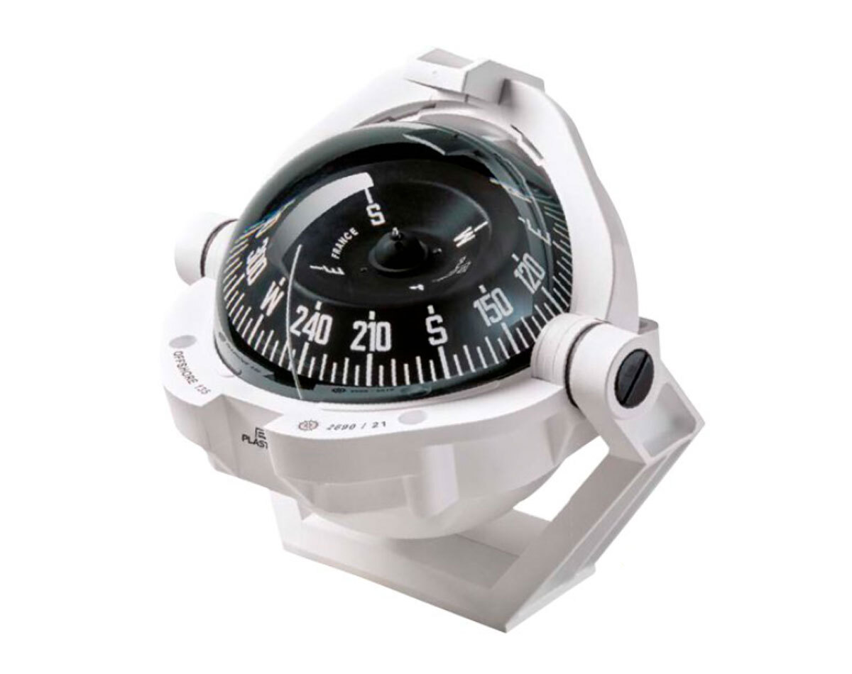 [SKU: 2020290] Compass Offshore 135 Bracket Mount Kit White with compass - sold separately 