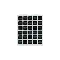 Water Resistant Aluminium Switch Panel 6 Gang LED Switches