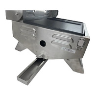 Portable Stainless Steel BBQ Complete Set with Rail Mount Rack