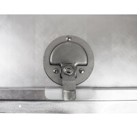 Bomar Aluminium Tread Plate Access Hatch with J-Hinges 1235x590mm