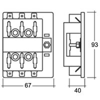 Fuseholder Box 6-Way ATS Fuses with Transparent Cover