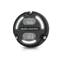 Hella Apelo A2 Aluminium Underwater Light White/Blue LED with Charcoal Lens