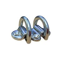 Double Folding Pad Eye S/S 79x45mm