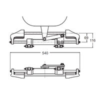 Hydrive Admiral Complete Outboard Kit 1 with 101 Helm (no tubing)