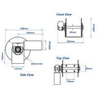 Viper X-Treme Gravity Feed Free Fall Anchor Winch Bundle