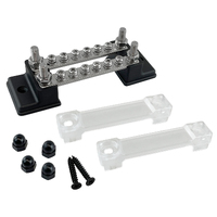 Bus Bar Power Distribution Terminal Block with Open Base and Cover