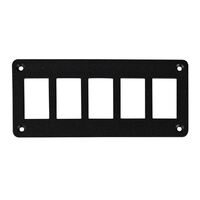 Rocker Switch Horizontal Mounting Panels Aluminium