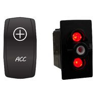 Rocker Switch with LED Laser Etched Cover Accessory ON/OFF