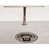 Bomar Access Hatch Aluminium Tread Plate