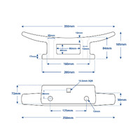 Aluminum Dock Cleat