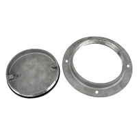 Deck Plate Stainless Steel with Opening Key
