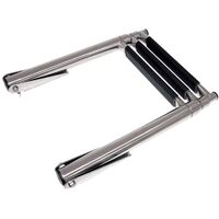 Above Platform Telescopic Ladder with Moulded Ribbed Steps