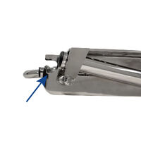 Ladder Under Platform Telescopic with Grab Handles