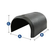 Gunwale End Caps Nylon