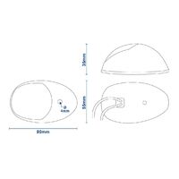 LED P&S Nav Lights Side Mount Pair - 12v