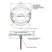 Bluefin LED Pathway Deck Light Stainless Steel